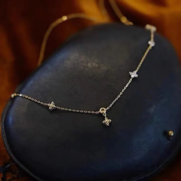 Aphrodite: Collier en chaîne étoilé