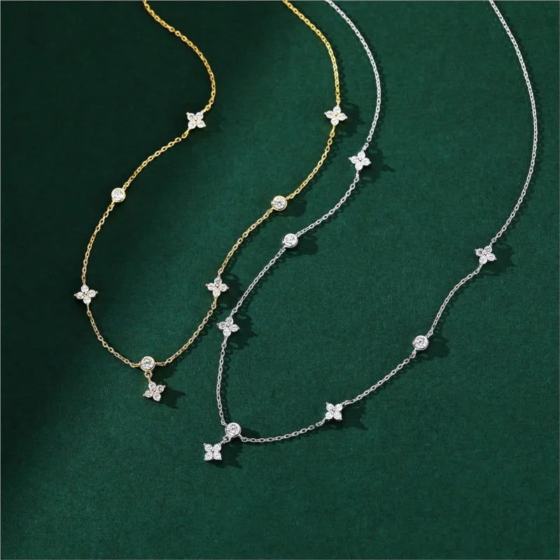 Aphrodite: Collier en chaîne étoilé