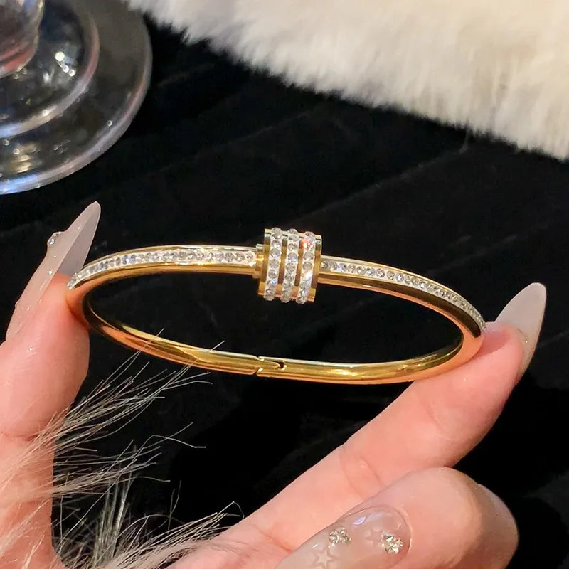 Hestia: Bracelet en Or plaqué