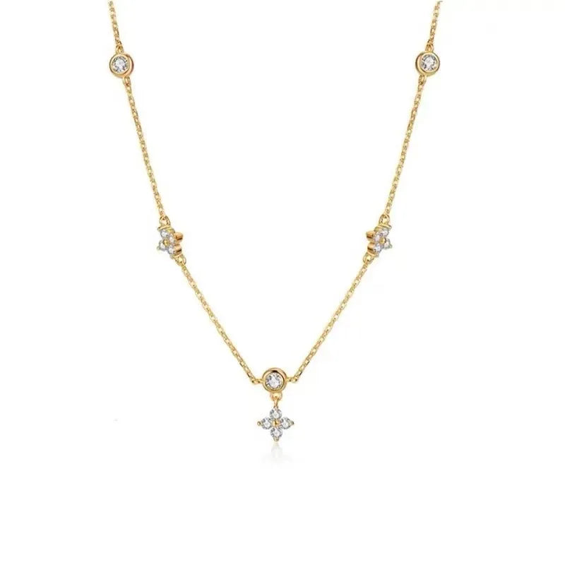 Aphrodite: Collier en chaîne étoilé