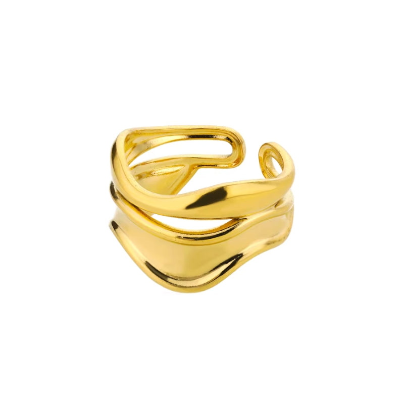 Théia - Collection de bagues en Or plaqué 18 carats