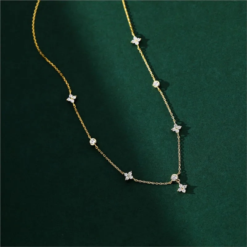 Aphrodite: Collier en chaîne étoilé