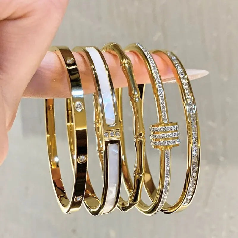 Hestia: Bracelet en Or plaqué